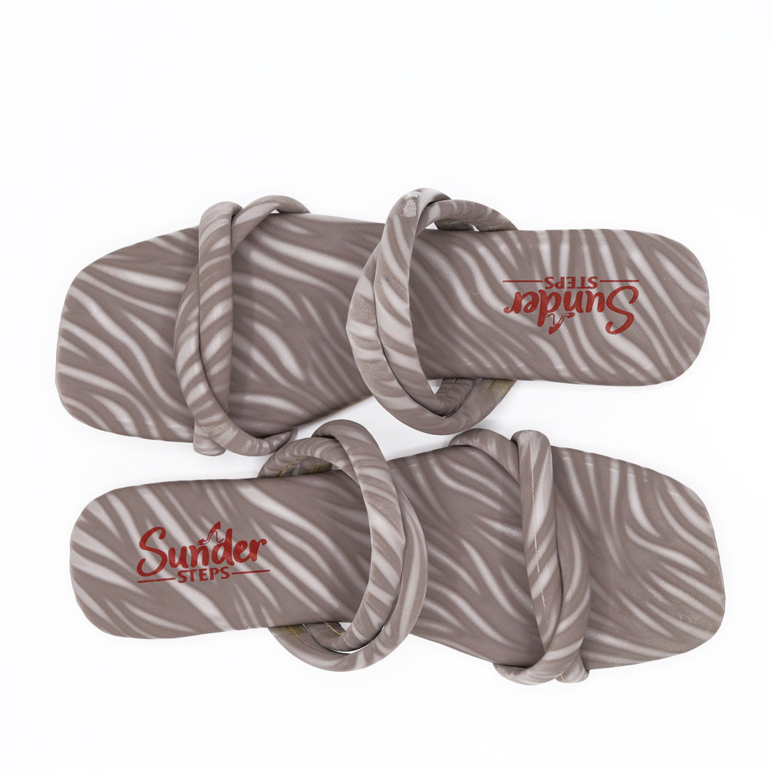Zebra Pattren Stylish Flats-011