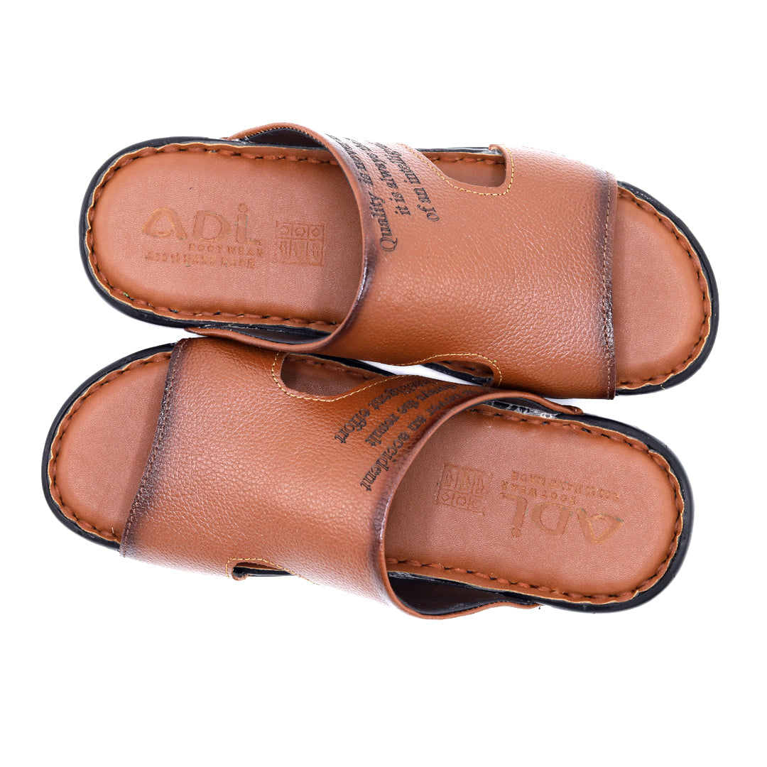 Men's Leather Slippers – Stylish & Comfortable ART-8115
