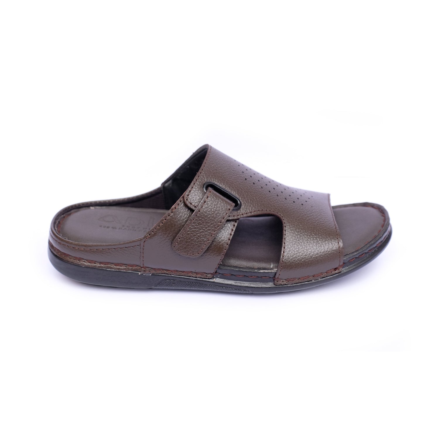 High Sole Leather Slippers – Stylish & Comfortable . ART-7101