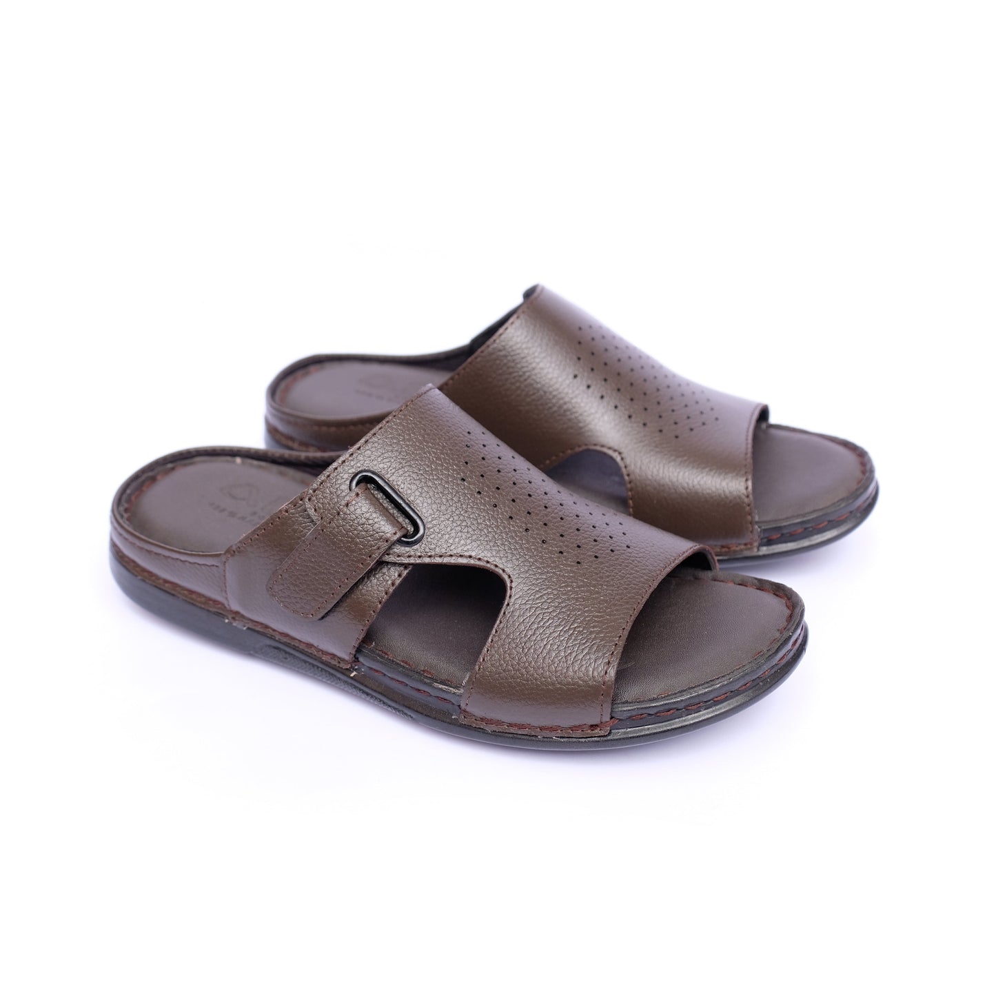 High Sole Leather Slippers – Stylish & Comfortable . ART-7101