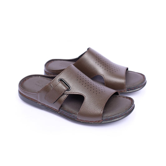 High Sole Leather Slippers – Stylish & Comfortable . ART-7101