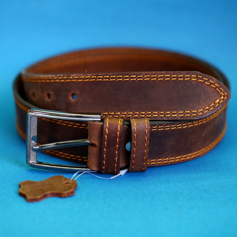 Brown Leather Belt - d53406-21