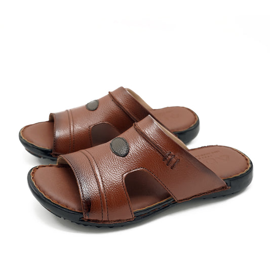 Leather Slippers - Art 8118