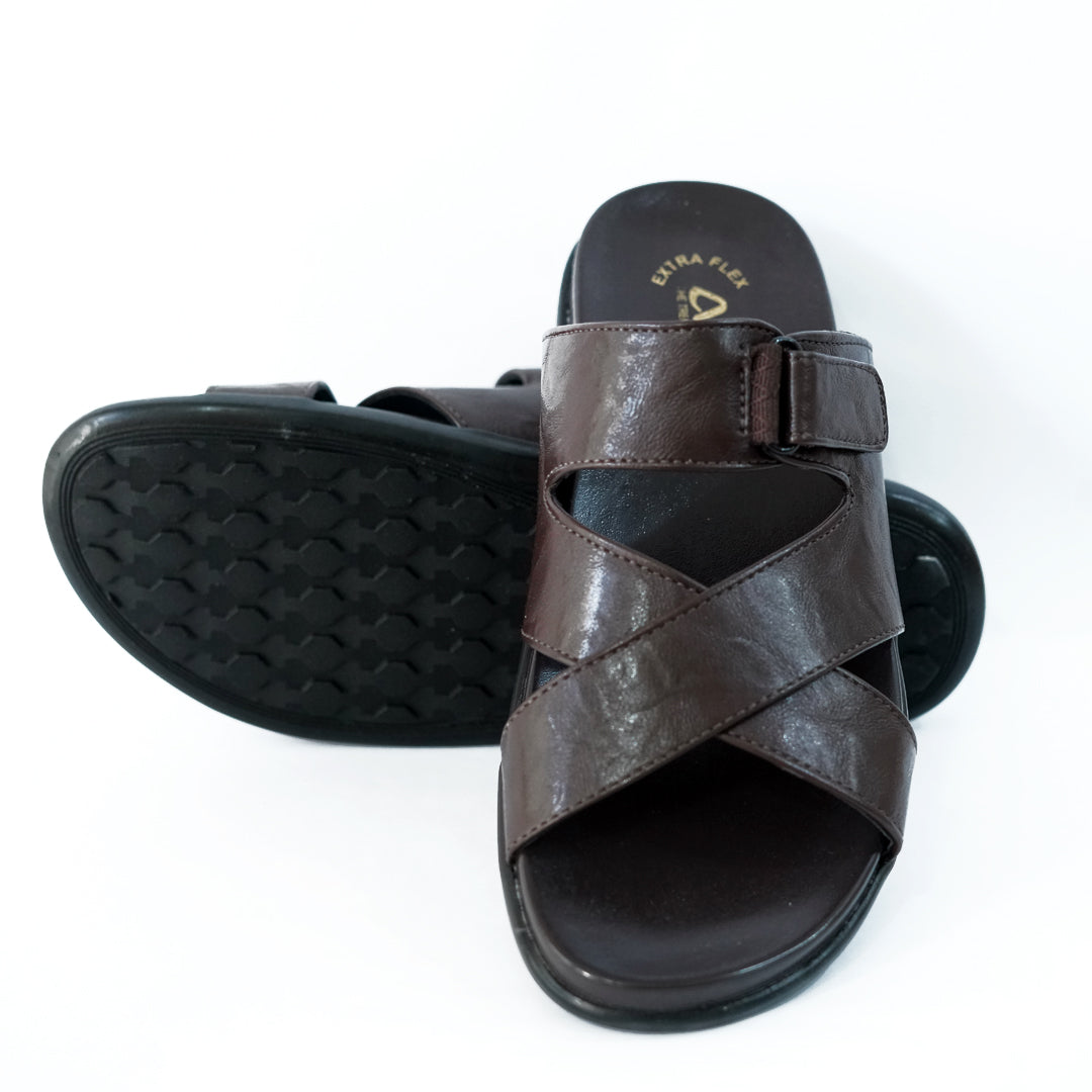 Medicated Leather Slippers ART-3303