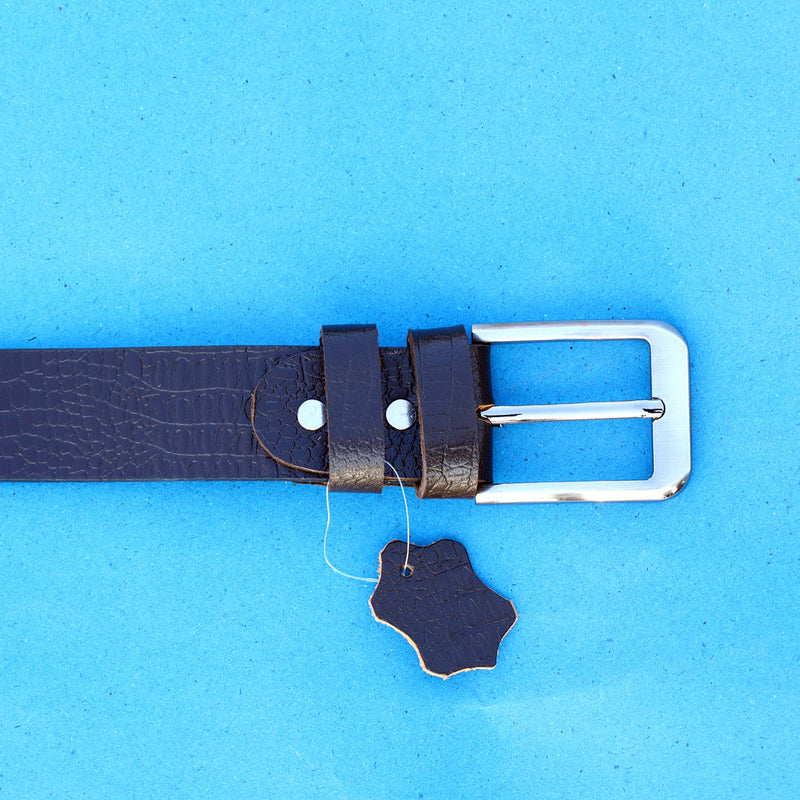 Dark Brown Leather Belt - d53406-21