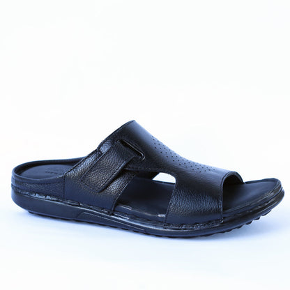 High Sole Leather Slippers – Stylish & Comfortable . ART-7101