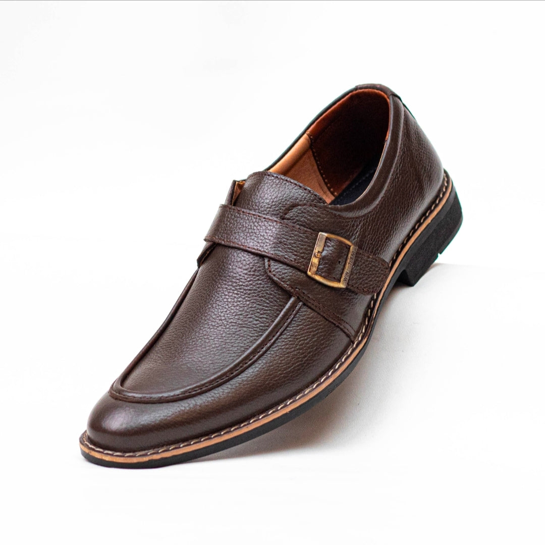 Leather Adjustable shoes Art-6106