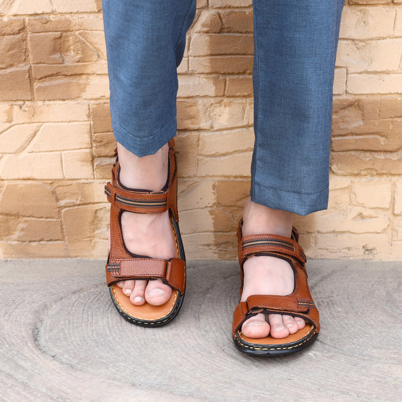 Turmeric Twist Sandals. - d53406-21