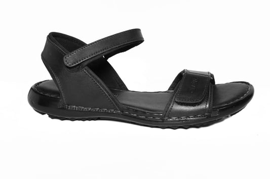 Leather Sandals Art-2148 Black