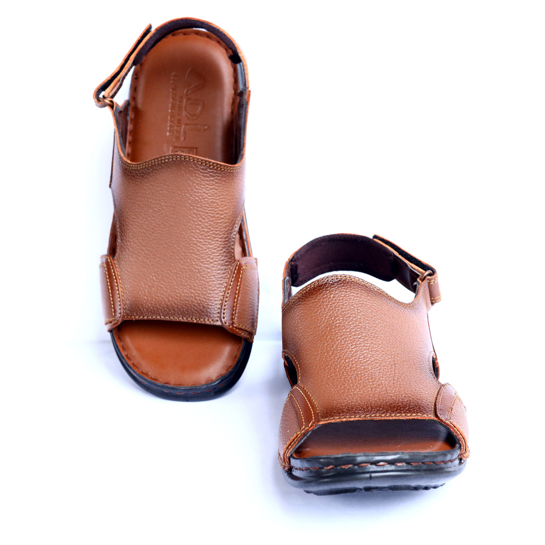 Men’s  Leather Sandals – Adjustable Comfort  ART-7104
