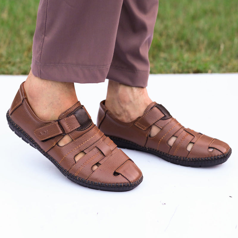 Medicated Leather Sandals cum shoes