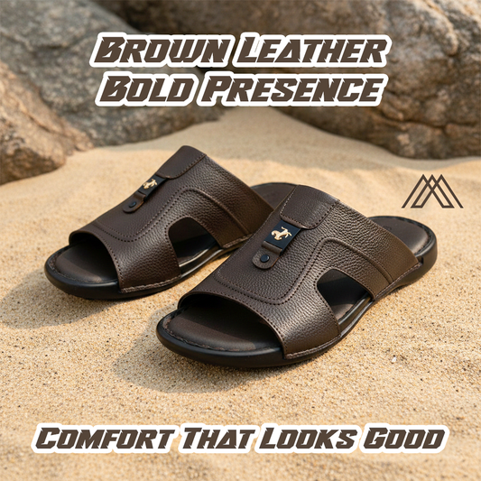 Leather Slippers . Art 8135