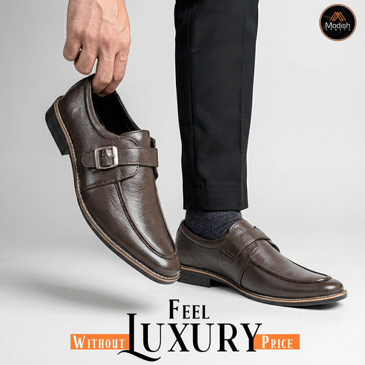 Leather Adjustable shoes Art-6106