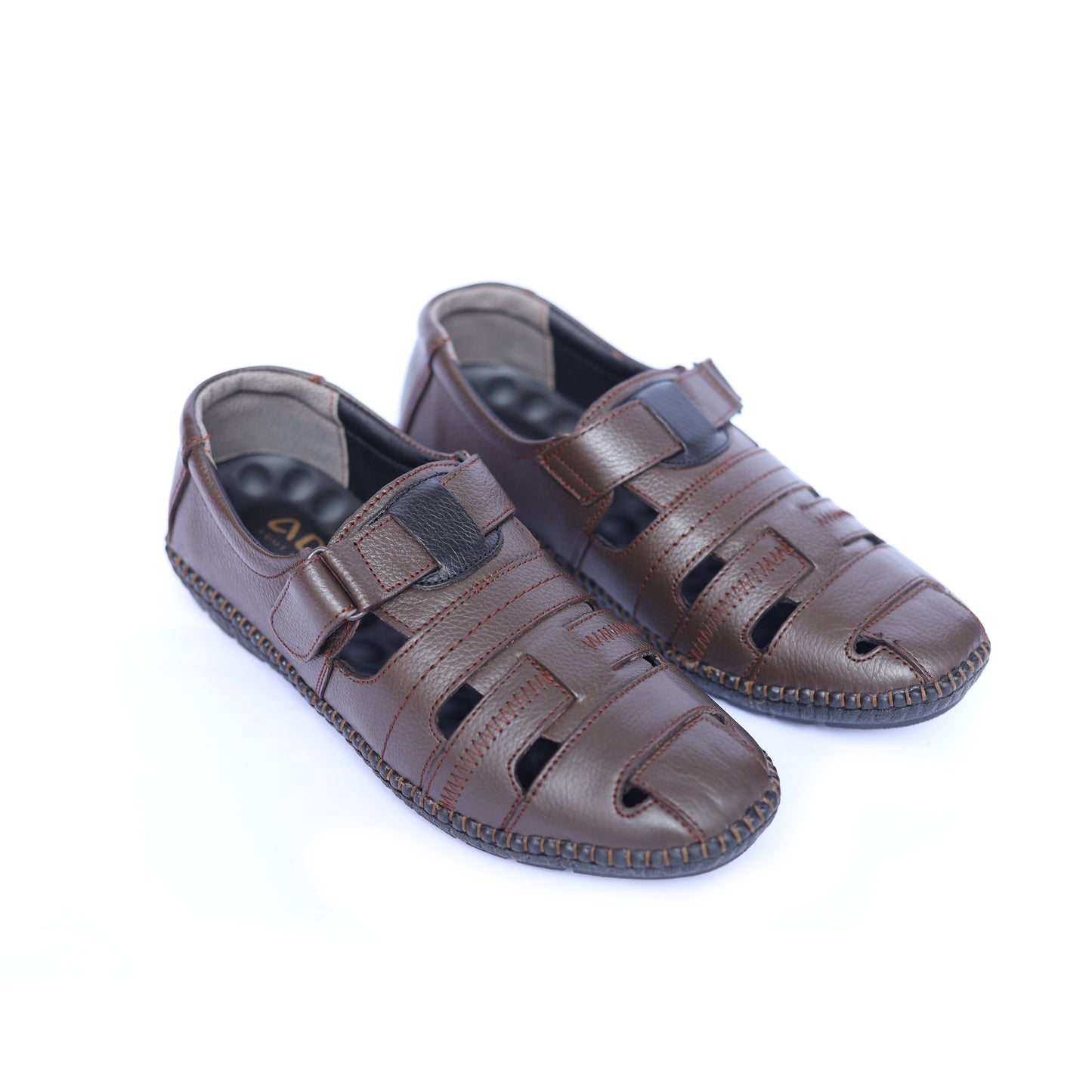 Men's  Leather Fisherman Sandals ART-009