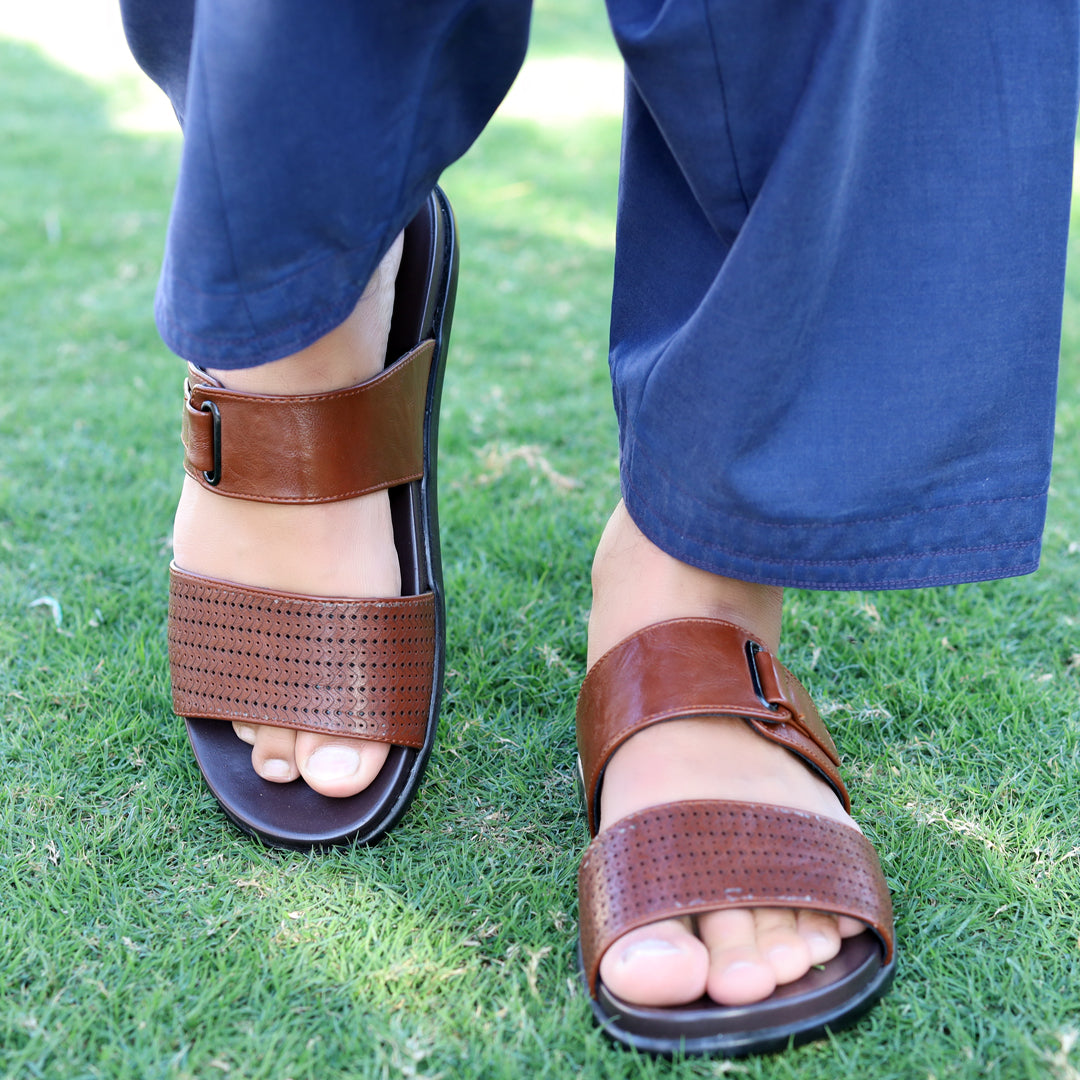 Medicated Leather slippers ART-3305