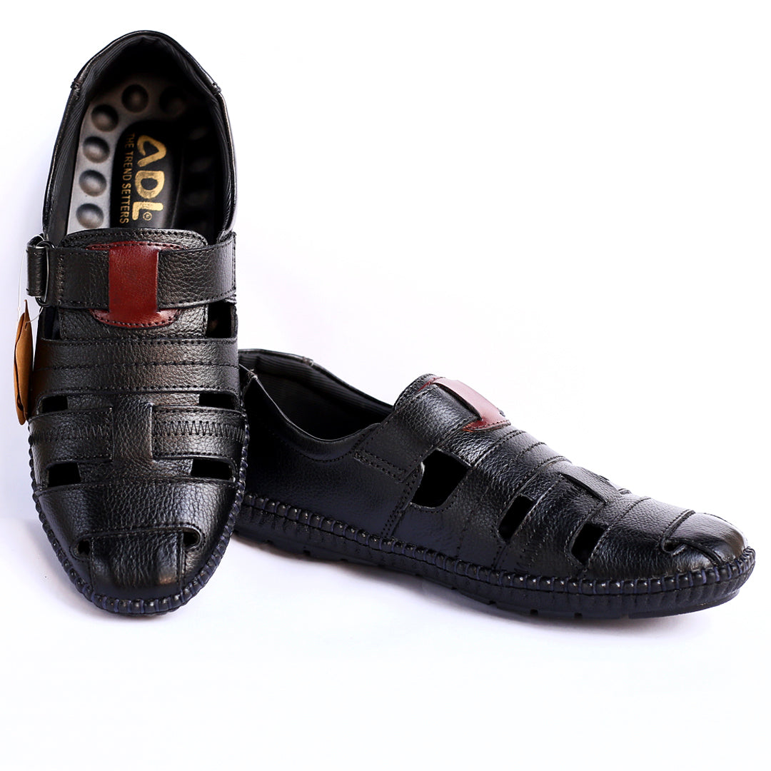 Men's  Leather Fisherman Sandals ART-009