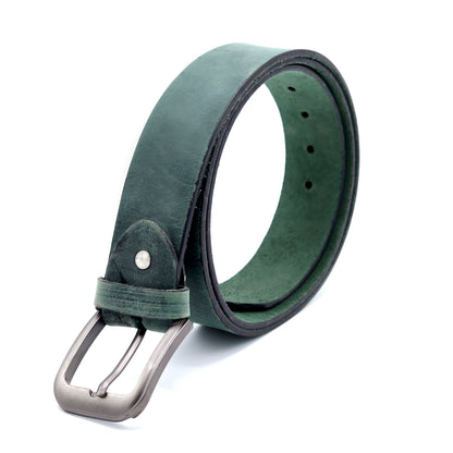 Green Belt . Leather