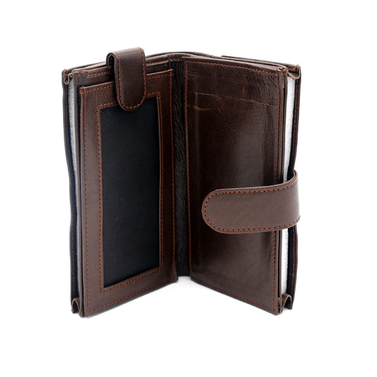 Long Leather Wallet. Mobiles Holder
