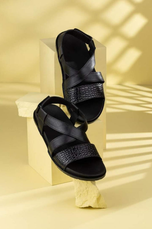 Leather Sandals. Medicated