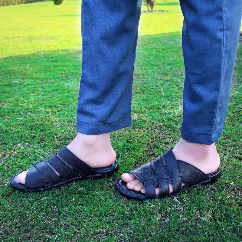 Leather Slippers - Modish Crafts