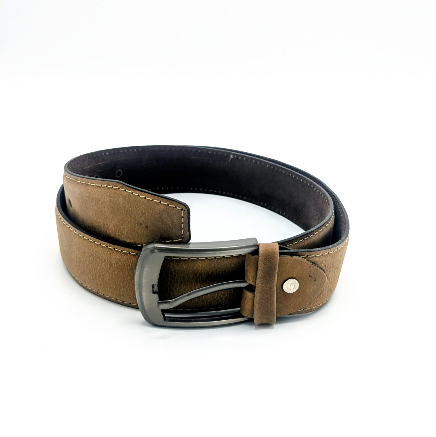 Leather Belt. Camel
