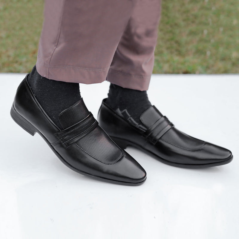 Formal Shoes for Men (Black) - Modish Crafts