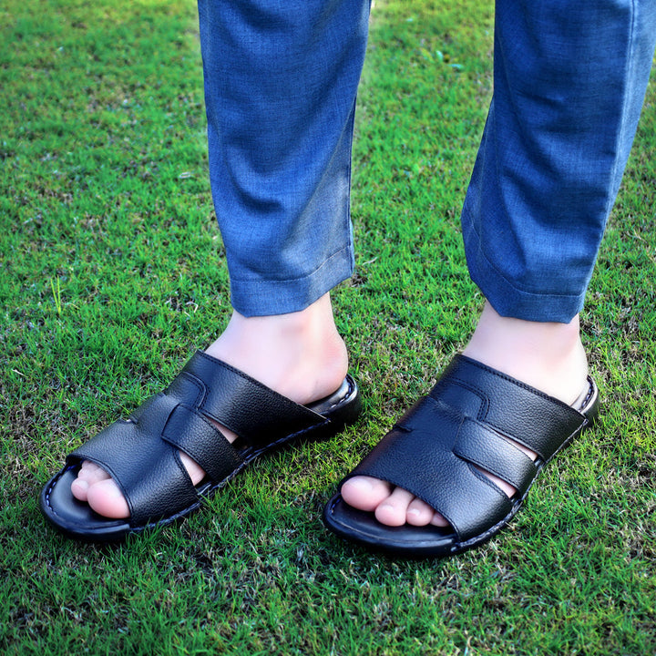Leather Slippers - Modish Crafts